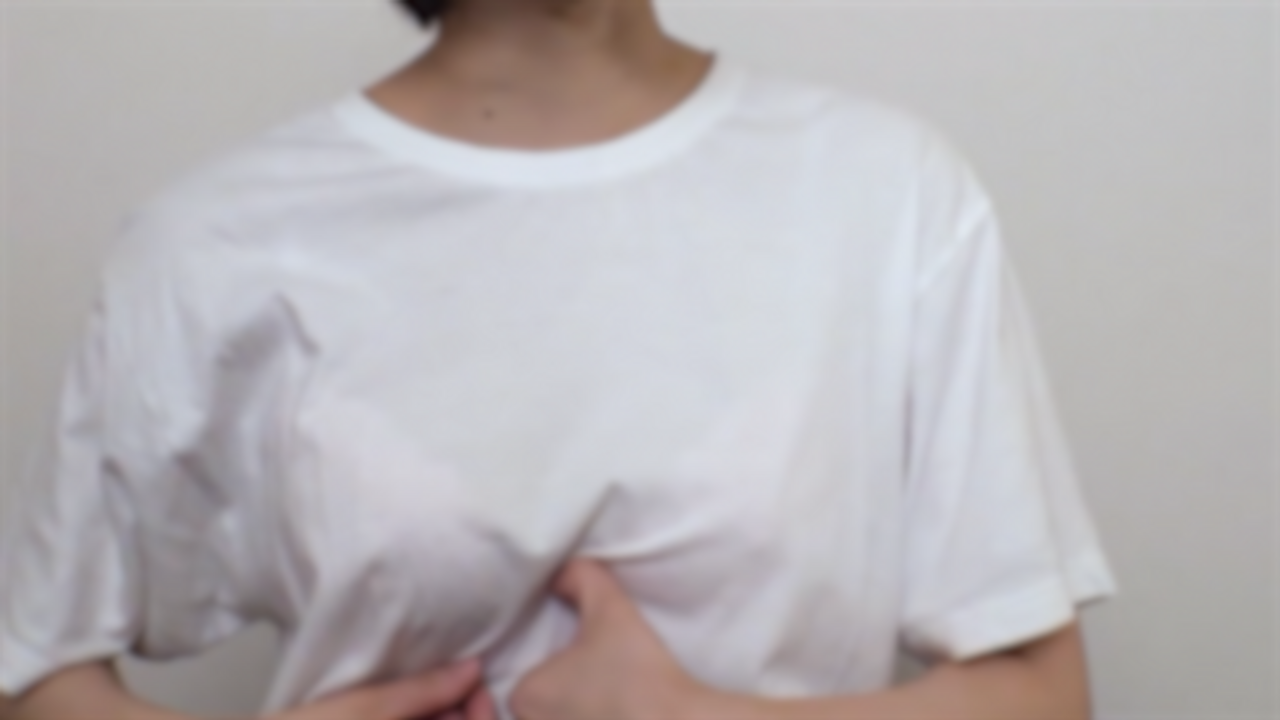 【衝撃顔出し】バーチャルアイドル 中の人。細身巨乳の剛毛膣に連続中出し. gallery photo 7