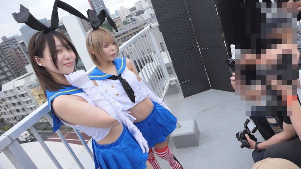 FHD動画 コスプレイベントに突如現れた島風レイヤー二人組乳首ポ●リしまくり gallery photo 5