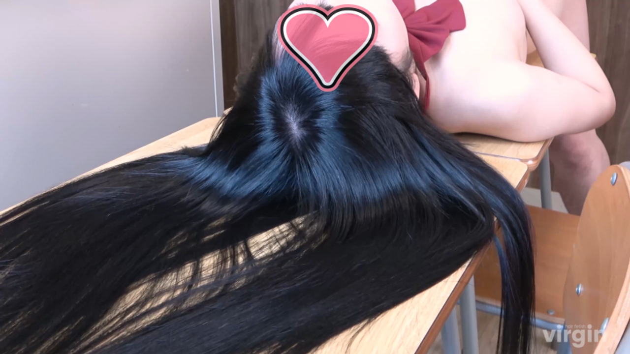 『清純派黒髪ロングヘアツバキ　憧れの先輩ヒロインと新入学歓迎髪フェチデート』 ★髪フェチな後輩クンを呼び出し、二人きりの新入生歓迎儀式♡思う存分黒髪ロングヘアで遊ばせて、お仕置きしちゃう放課後デート gallery photo 2