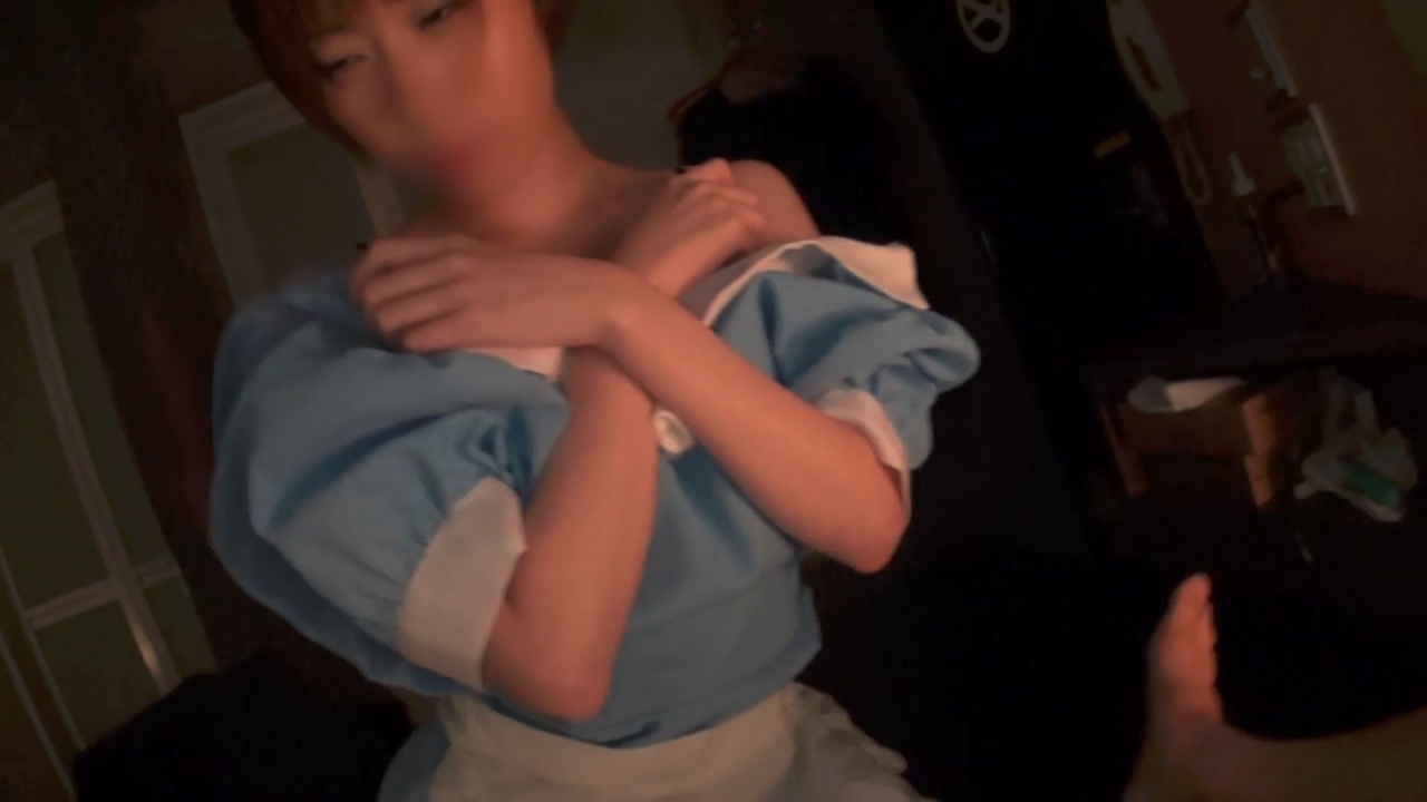 【メイドリフレ】ショートカットのよく似合う清楚で可愛いリフレ嬢。本番オプションしてくれたので無断中出しもしちゃいました♡ gallery photo 1