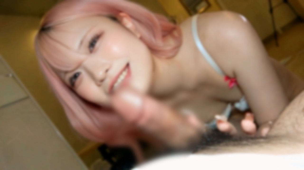 【無】メチャ可愛い！派手色髪系の女性はエロい…？「エッチなこと大好き⤴」らしいです！さらに初顔射に初中だし収録！※特典高画質 gallery photo 3