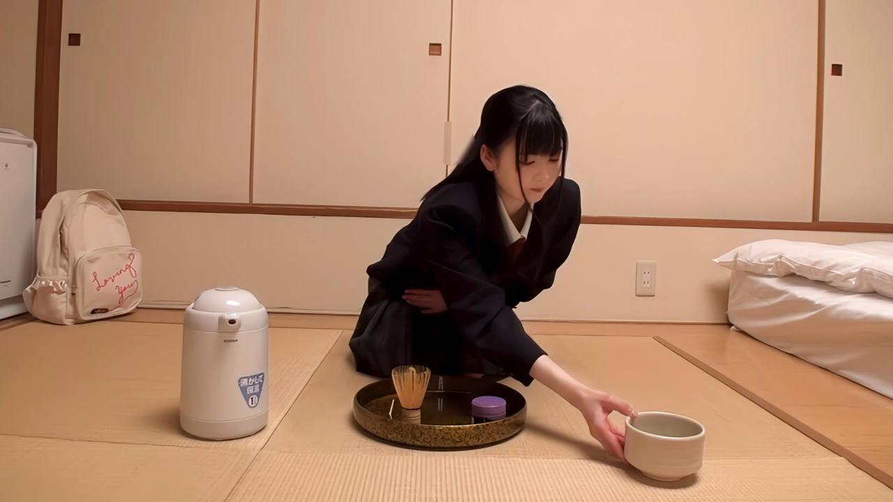【男性経験ゼロ】神奈川の**学校「茶道部」に所属する3**。雅な雰囲気と透明感のある特上美女をお茶の席でハメ倒す中出し性行為。※在庫限り gallery photo 3