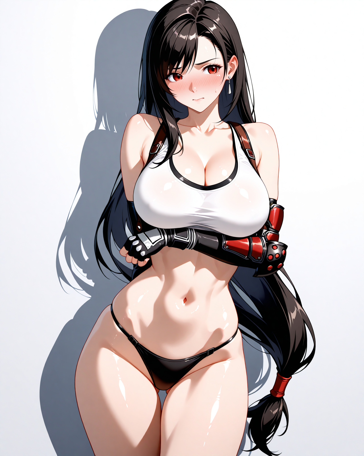 【大人気アニメ】恥じらいファイター美女、汗だくで見つめてくる【98P】 gallery photo 1