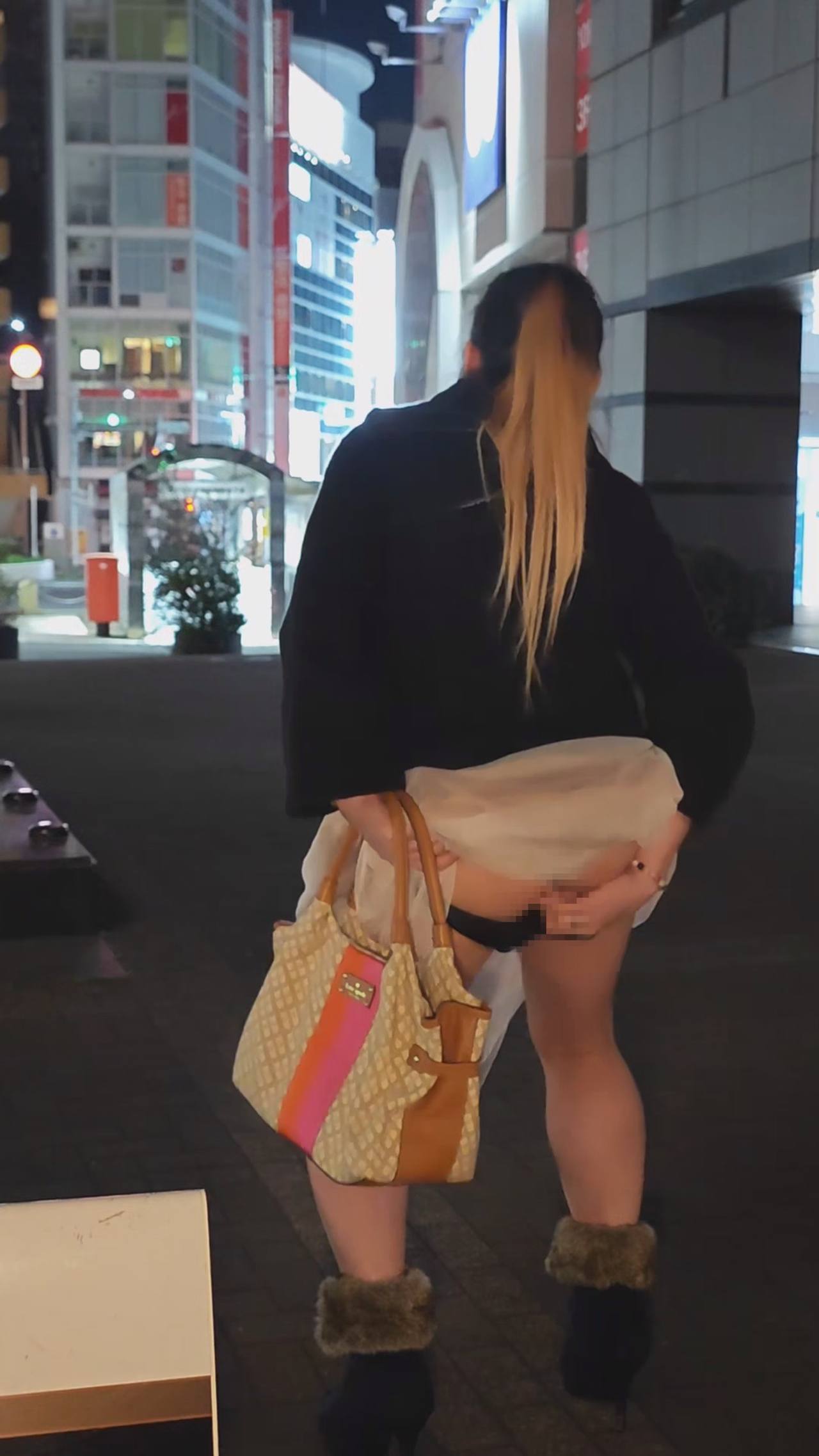 【女装】高画質版あります 女装男*の深夜の露出おさんぽ gallery photo 4