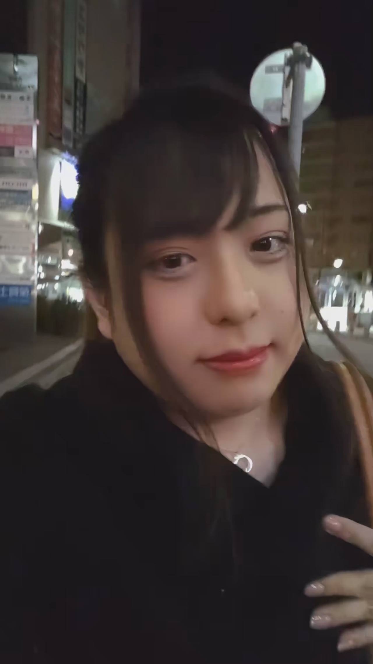 【女装】高画質版あります 女装男*の深夜の露出おさんぽ gallery photo 1