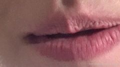 キスの超ドアップ撮影に挑戦【フェチ：唇,口,舌,接吻,唾液,ベロ,ツバ】