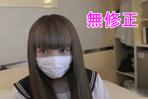 【無修正】前髪パッツンの制服少女を電マでじっくり甚振りながらのハメ撮り開始?見事に真っ白なパイパンがマジでヨダレものwwどっぷし中出しで種付け完了♪