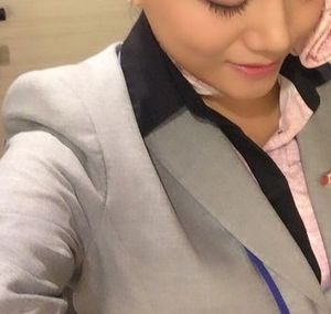 日系CAあやののテレH ステイ先で制服を脱がされてひとりエッチそしてしまって、、