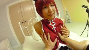 【超貴重映像】コスプレイヤーのRI〇U MIN〇TO コスプレ姿で肉棒を味わう 早期削除