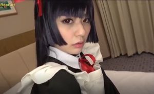 でた!限定☆可愛さアイドル級☆【猫耳メイドコスプレ】ハメ撮り!超美乳のレイヤー!アンダーヘアーが意外と濃くてびっくり!からの中出し商工会!