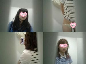 パンチラお着替え 女子のお化粧タイム大学編37-48