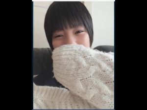 地味系美少女のオナニー