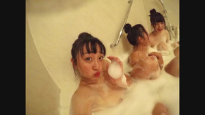 みんな可愛い！流出！かなり若い・・・女子会でのお風呂おふざけ動画！