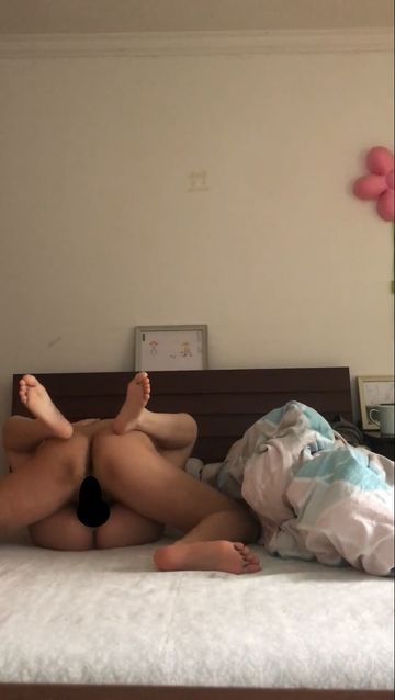【腹上射精】とても気持ちいい寝起きのセックス