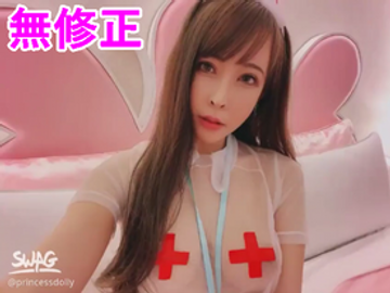 【無修正】エロナースコスの美人お姉さんにデカチンでお注射しちゃぅ~ww?