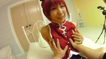 【超貴重映像】コスプレイヤーのRI〇U MIN〇TO コスプレ姿で肉棒を味わう 早期削除