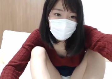 黒髪の綺麗系の美少女がライブオナニー配信!!