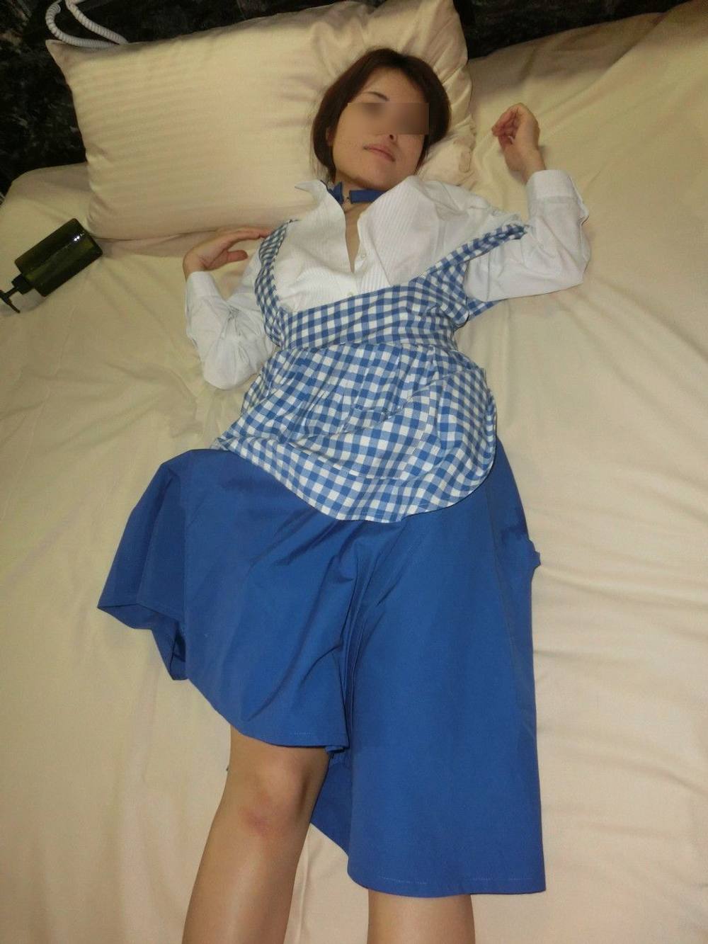 【ほんもの制服シリーズzipあり】横浜の美少・女しょうこちゃん神戸屋キッチンのコスプレでエッチ70枚