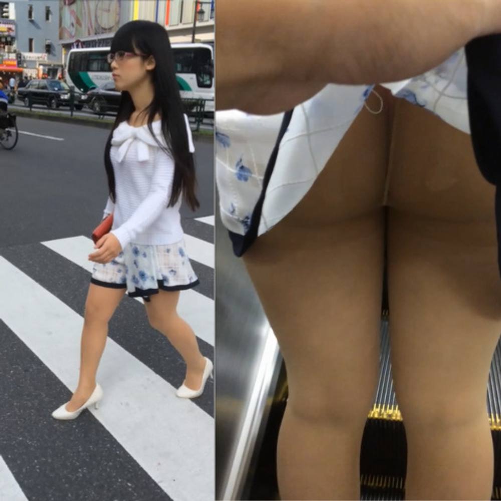 超エロそうな素人のスカートめくりTバックパンチラ！