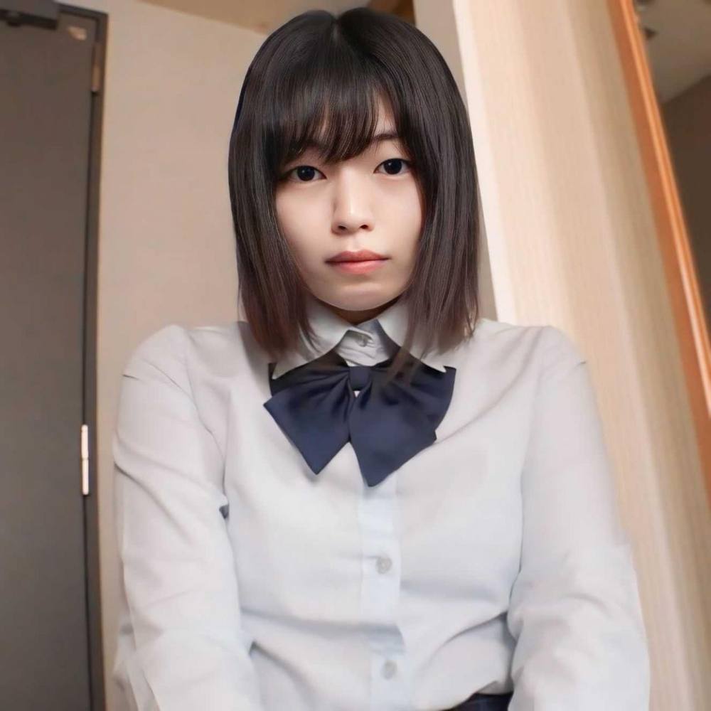 【初撮影】まだ垢抜けていないイモ顔田舎処。女１８才。初性交で膣膜を破り最奥生中出し ※フルHD原版送付