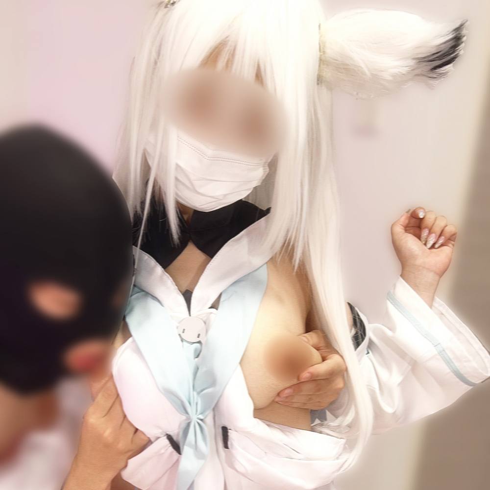 【神乳コスプレ配信】Vtuber白上フ〇キ伝説のIcupさほちゃん、至福のコスパイズリッ