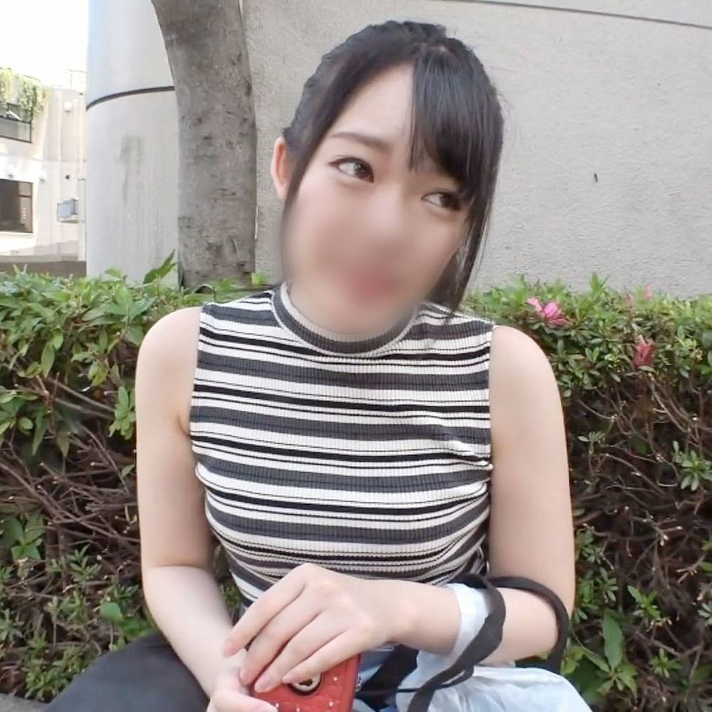 【素人／個撮】20歳黒髪ポニテの清楚可愛い**大生。エロマッサでとろけた敏感マ●コを激ピス中出しセックス。