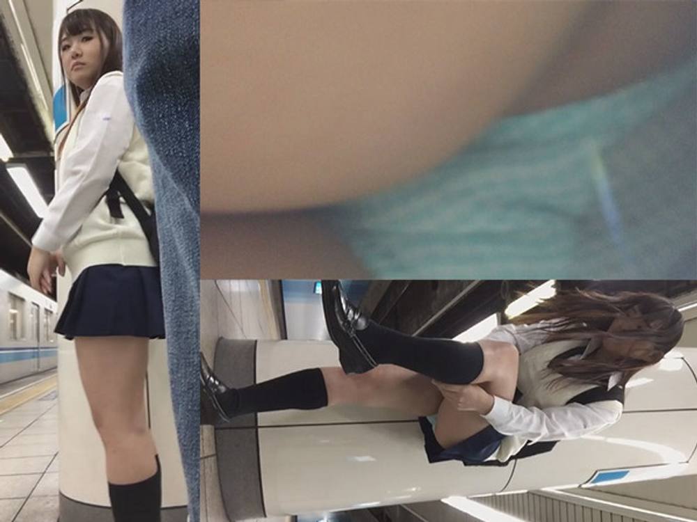 加減を知らない素人撮り制服パンチラ