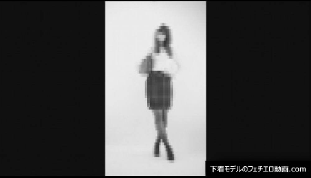 女性の下着がたまらない男性向けフェチ動画　高身長OLの身体検査面接