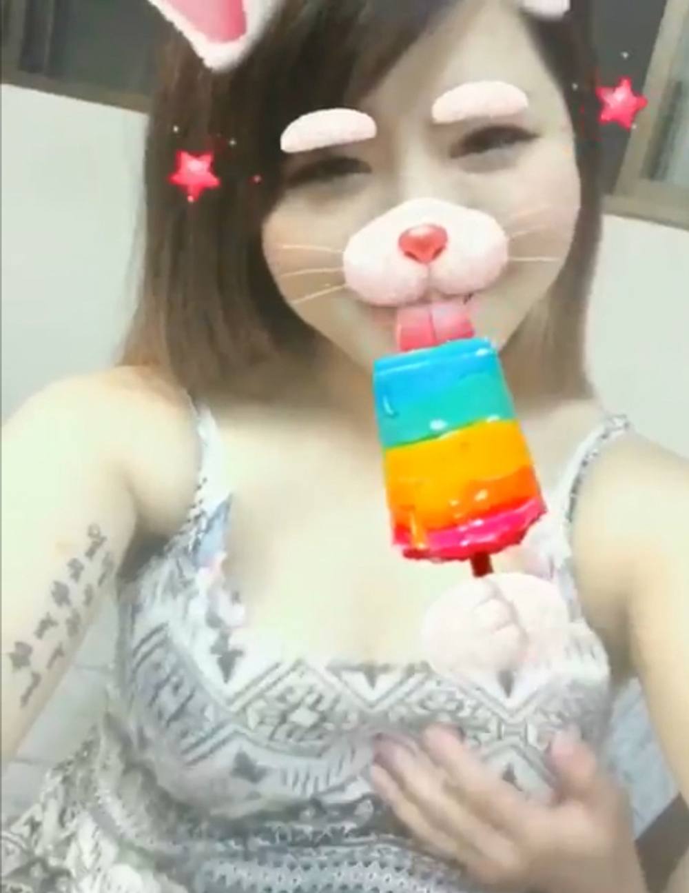 ❤️モ無❤️ 超絶ビッチ❤️ Ｉカップ爆乳ギャルのパイパン実況中継オ◯ニー❤️❤️❤️