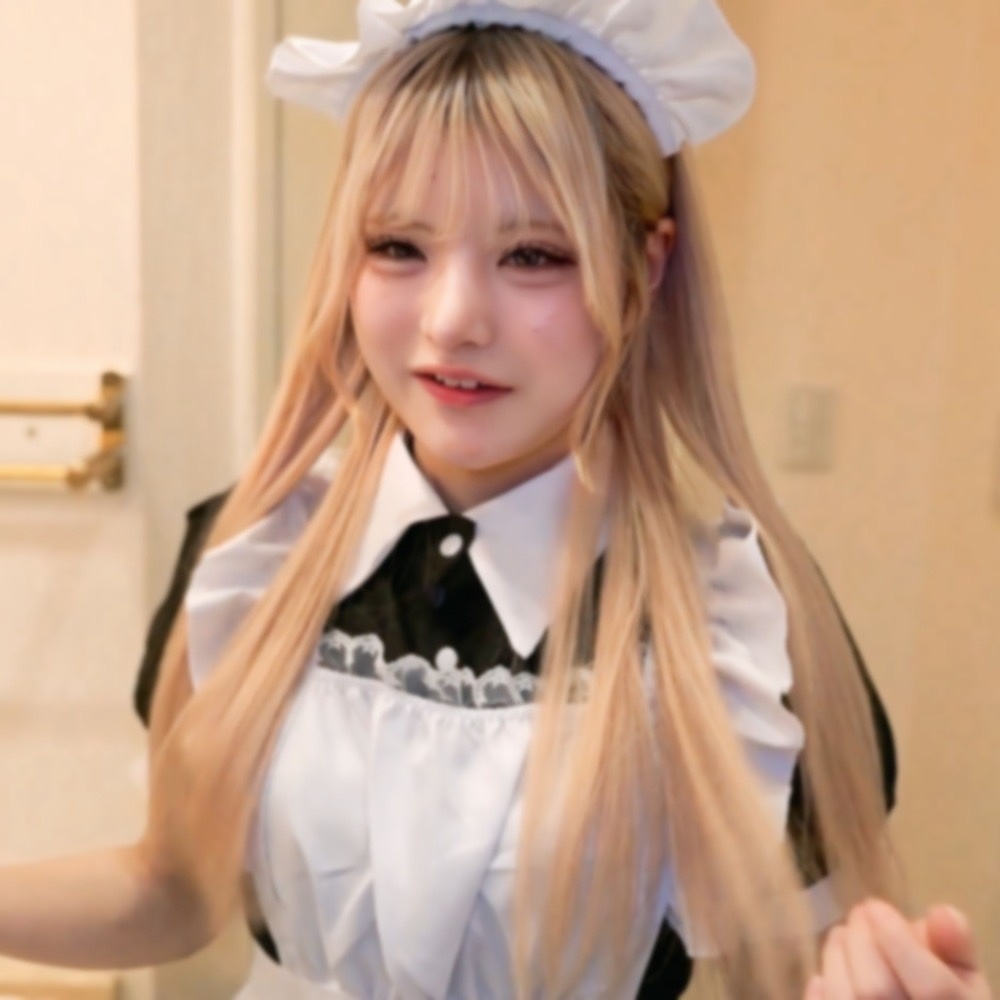 【無】メチャカワ白ギャル**時代のメイドコス持参!似合い過ぎです⤴やっぱりエッチ好きで終始楽しんでる姿が最高!こんなキャストなら幾らでも課金します!ゴックンと中だし※特典高画質