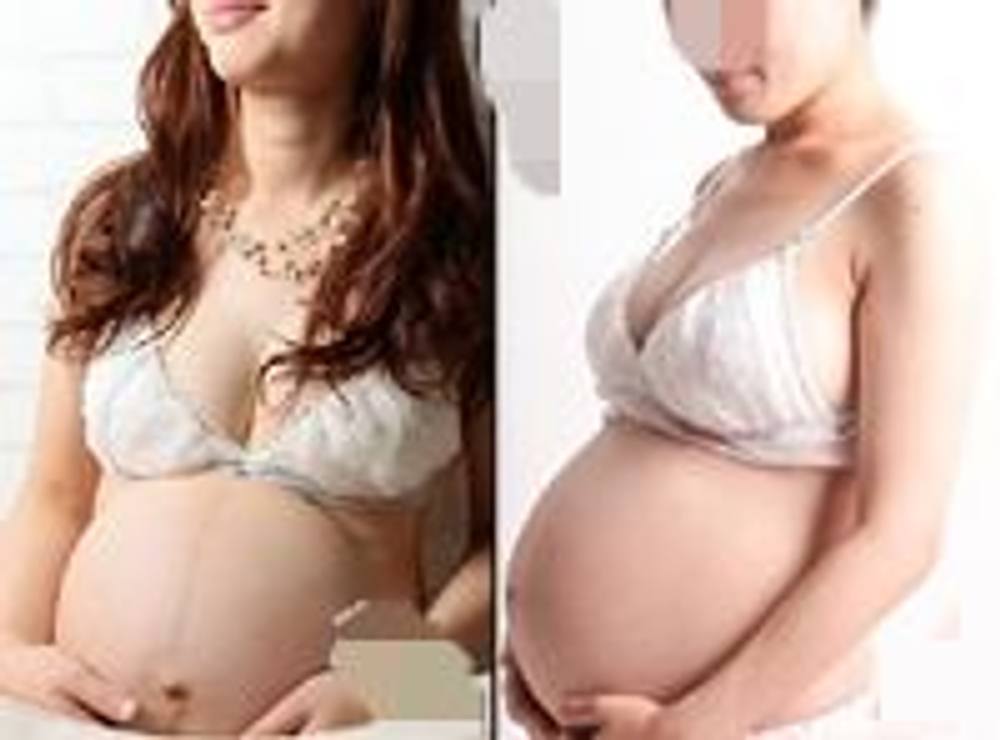 美人妊婦さん02　素敵な妊婦たちの巨乳や谷間やおへそとか