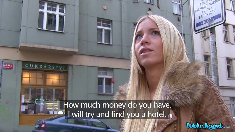 Public Agent - Blonde Lost In Prague Finds Herself Sucking On Stranger's Cock
