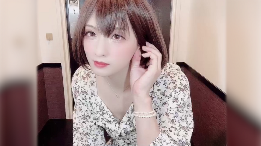 【個撮】ハニーボブヘア女装して自撮りオナニーしてみた