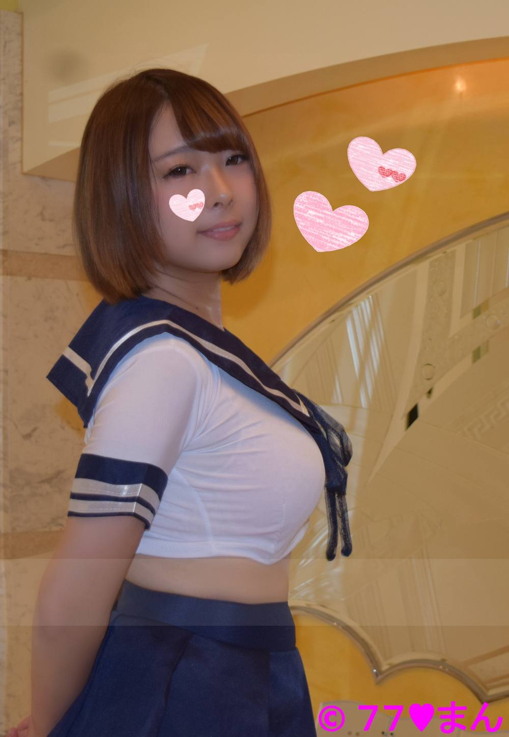 NO.1 グラドルGカップ☆みおちゃん19歳 顔出し初撮影♥むちむちボディが最高！レロレロフェラに甘い正常位☆膝立騎乗位！ラストは本生中出し～ 素人【個人撮影】オリジナル