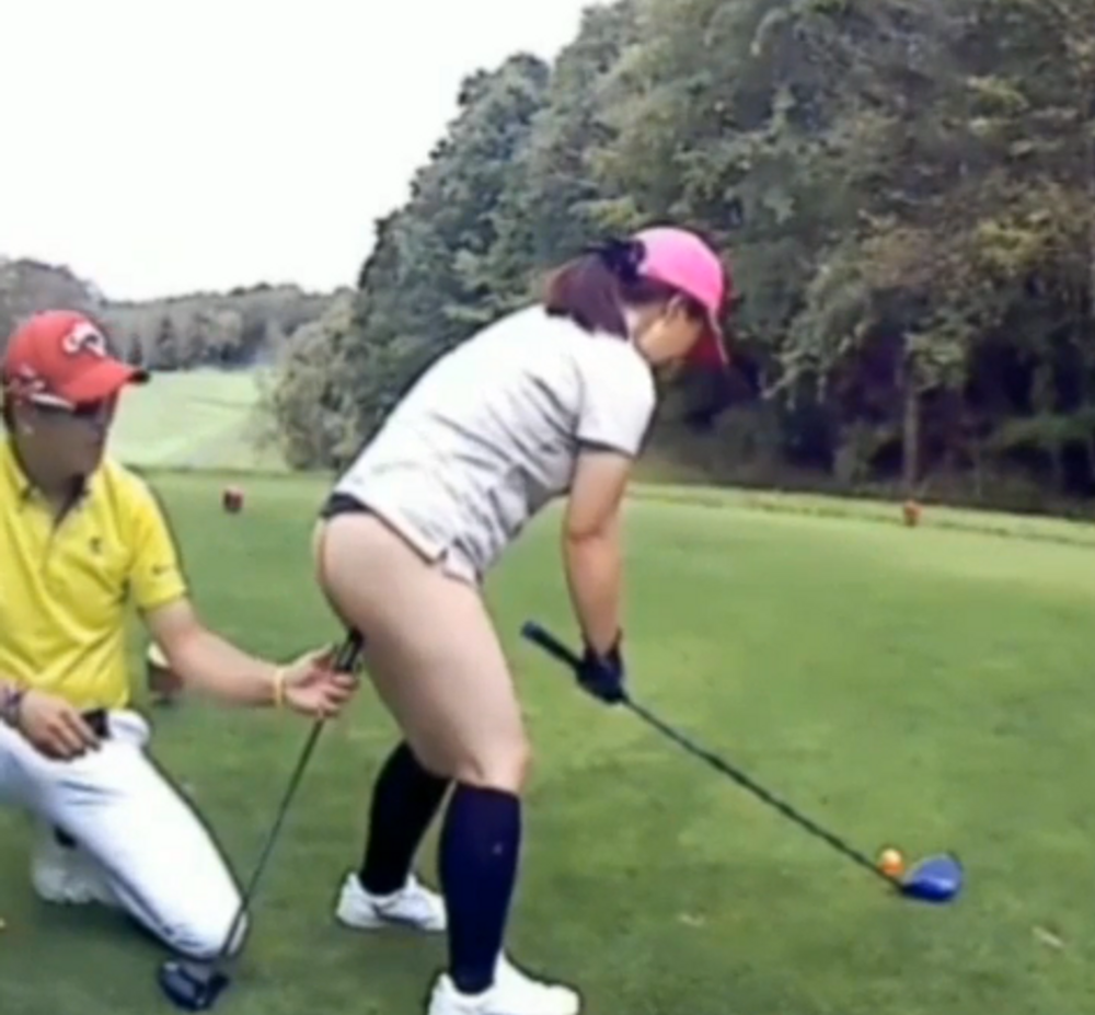 【閲覧注意】【リアル】韓国の某有名銀行女子行員のゴルフ接待動画が流出ｗ【個人撮影】