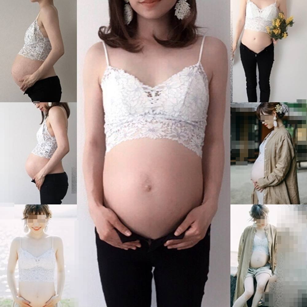 美人妊婦さん18　清楚なのに下着みたいなマタニティ姿を晒す若妻さん