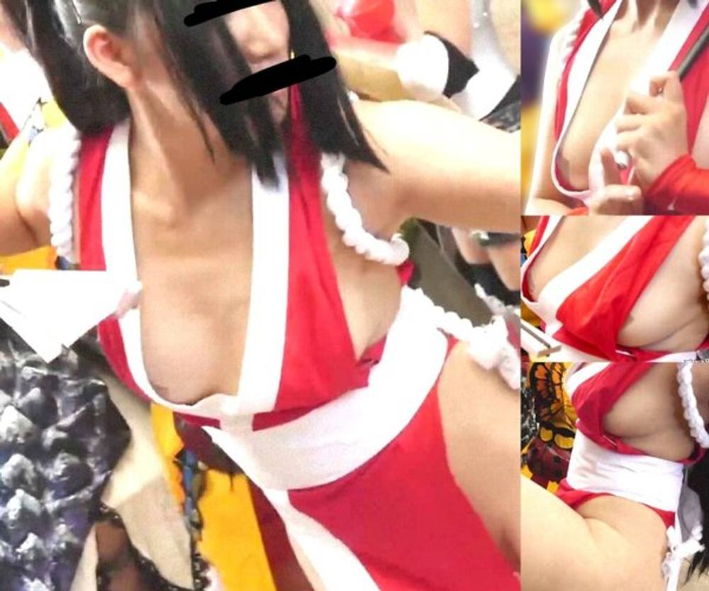 おっぱいとか平気なコスプレイヤー19分