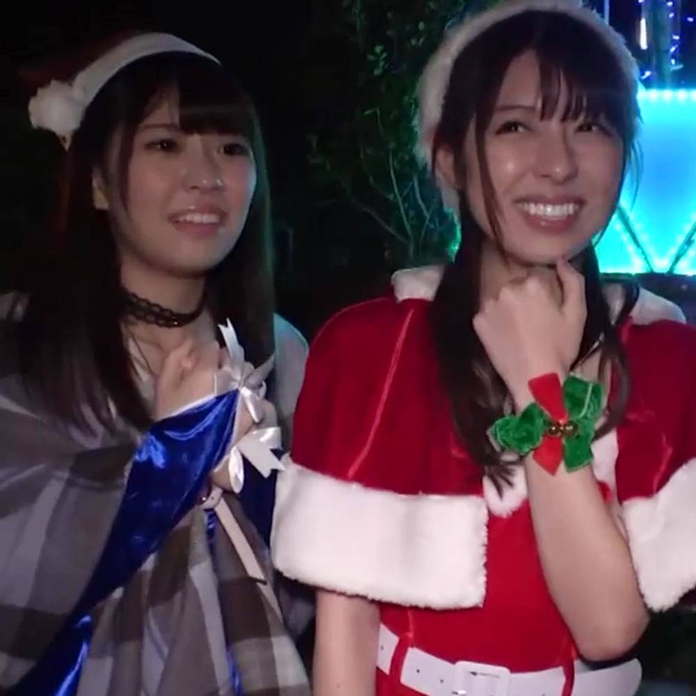 ★X'masエンジェル2人からのフェラプレゼント！お返しは中と口にザーメンホワイト・クリスマス！！ ev14-16