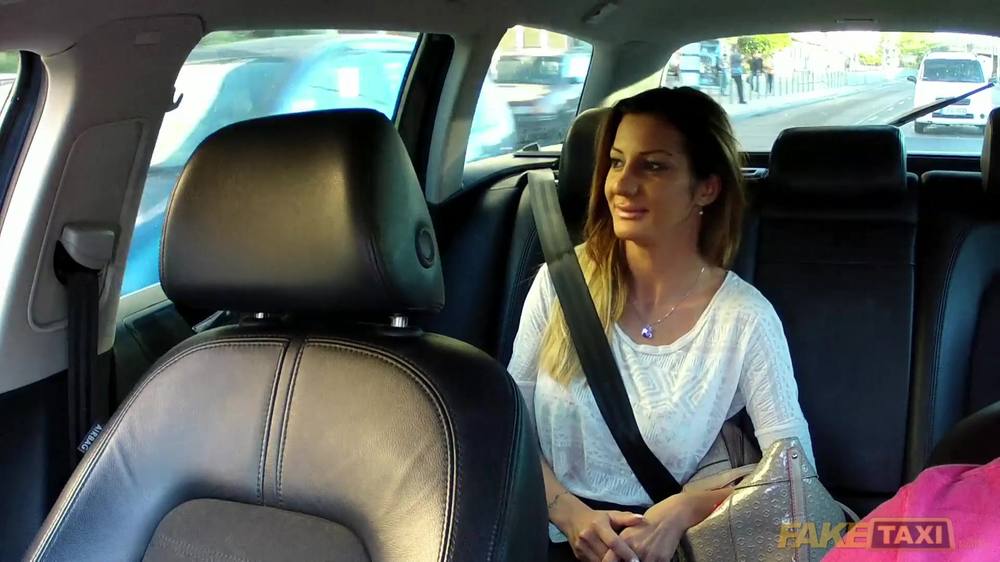 Fake Taxi - Cabbie Drives Babe With Big Tits Around All Day To Fuck