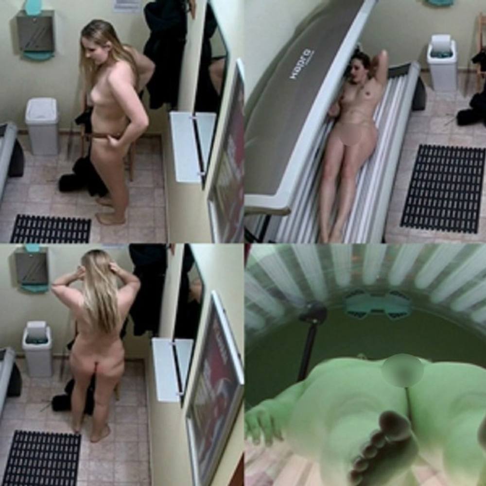 ヨーロッパの某国の日焼けサロン★ヨーロピアン美女の全裸を完全撮影㉒