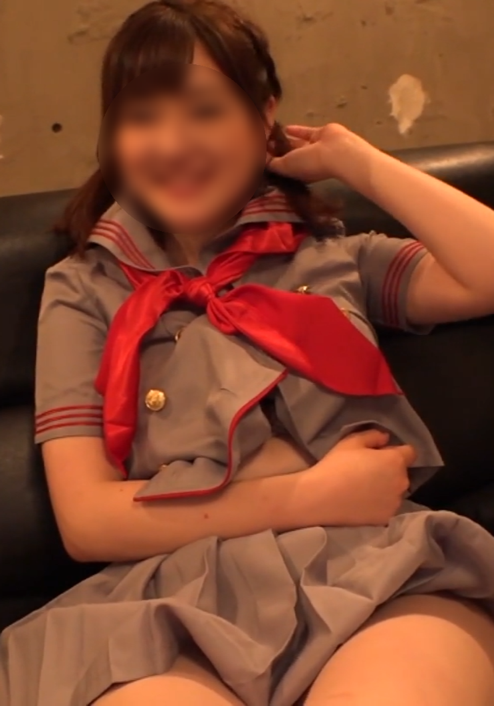 【個人撮影】私立のお嬢様学校に通うJ〇に顔射。イキながら笑顔で喜ぶドスケベ美少女【素人】
