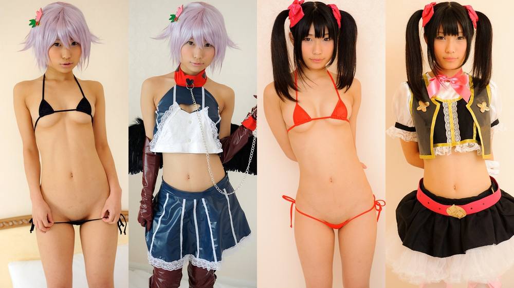 無修正堕ちしたコスプレイヤー 小林〇な ロリ系のOLのパイパンを奪い合い!