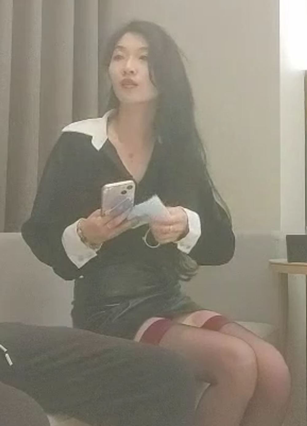 【ラブホ・隠し撮り】中国美人お姉さんとの出会い~700