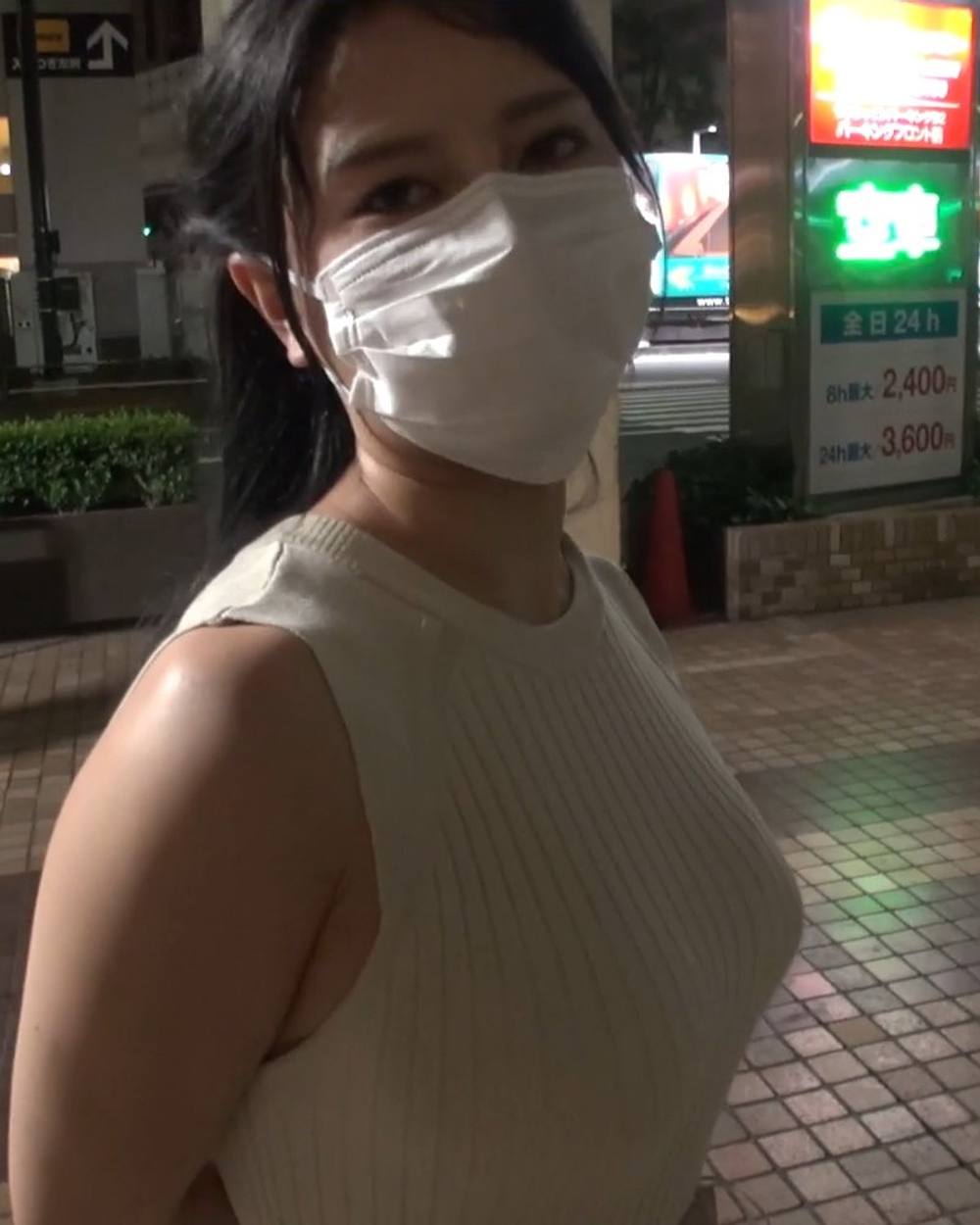 【閲覧注意】色白巨乳美女を目隠しsex！会社勤めのドMなOLを何度もハメる　※削除の可能性あり