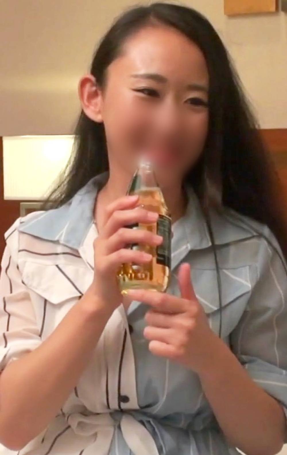 【個撮】可憐で高身長の美人大学生(21歳) アナル付近までびっしり生えた陰毛がエロすぎます！