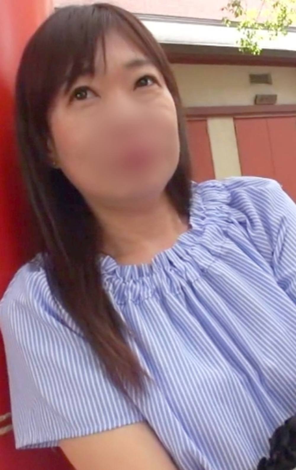 【個人撮影】52歳になっても性欲が衰えないぽっちゃり体型の熟女”のりえさん” 初めてのベランダでの不倫セックスで贅肉を揺らしながらメスっ気剥き出し！