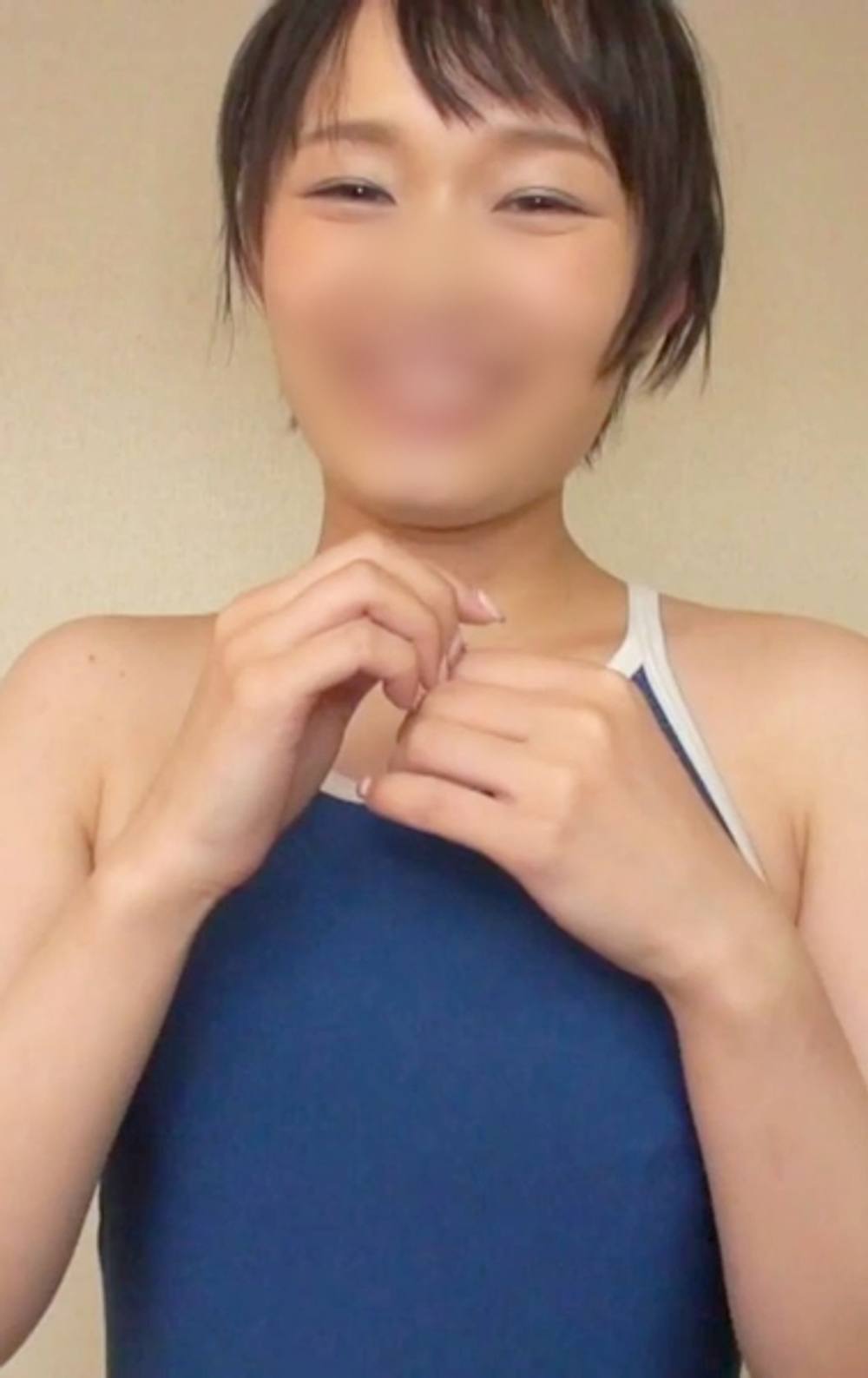 【素人】華奢な体に丸顔の清純系の美●女が淫乱化した姿を撮影しました！ デカチンを前にすると興奮を抑えられなくなって、ジュポフェラで精液搾り取り♥