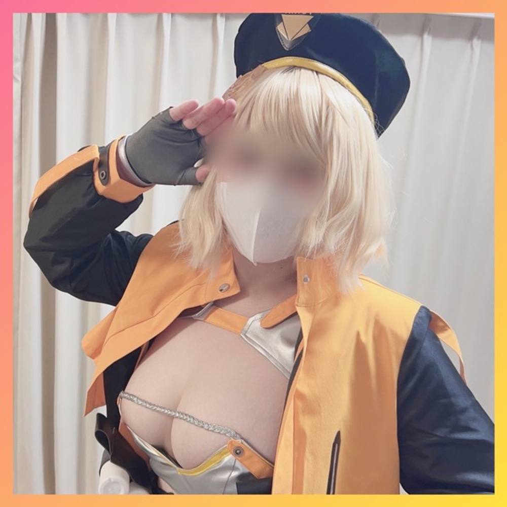 ※巨乳レイヤーデビュー【天然Hcup】もはやIcup！？むちむちNI〇KEアニ〇コスプレパイズリ。素人童貞くん騎乗位ずらしハメ我慢できず中出し