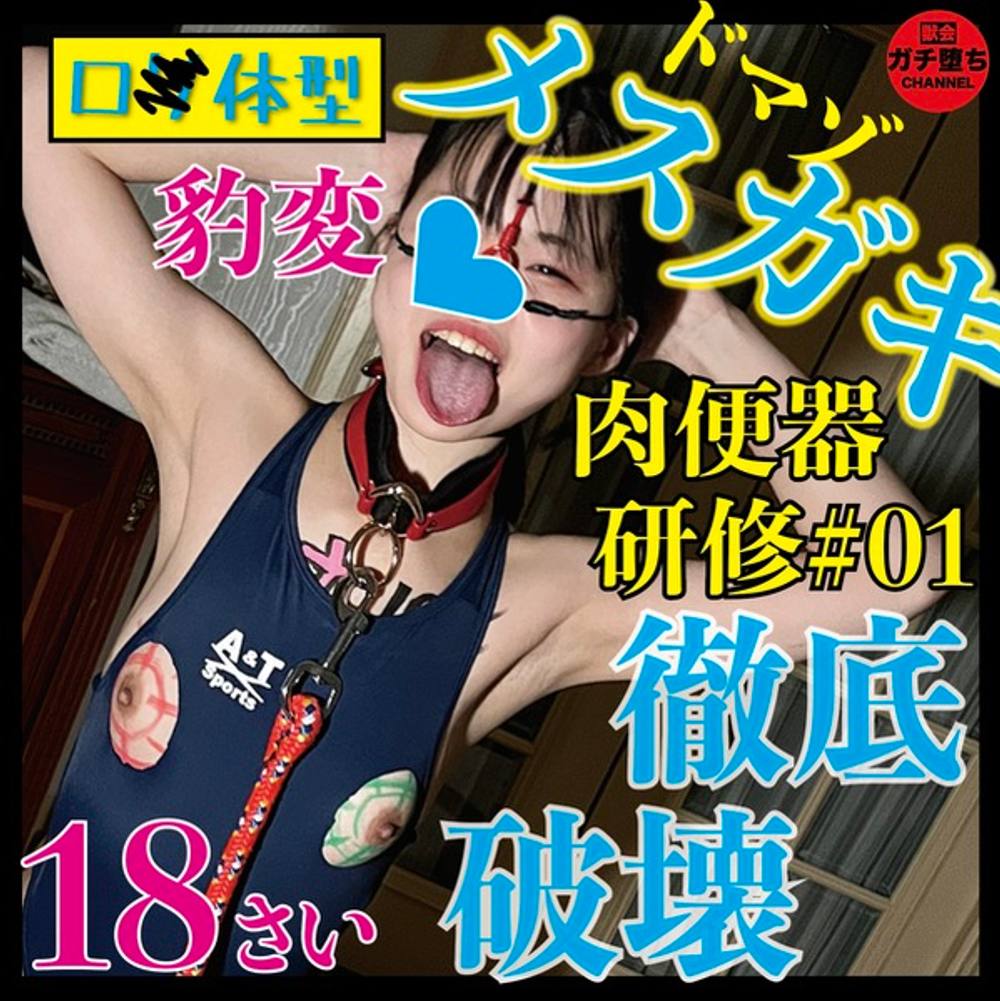 【素人肉便器堕ちシリーズ】の第7弾！！ひな（18）「ロ◯体型**便女堕ち♡」