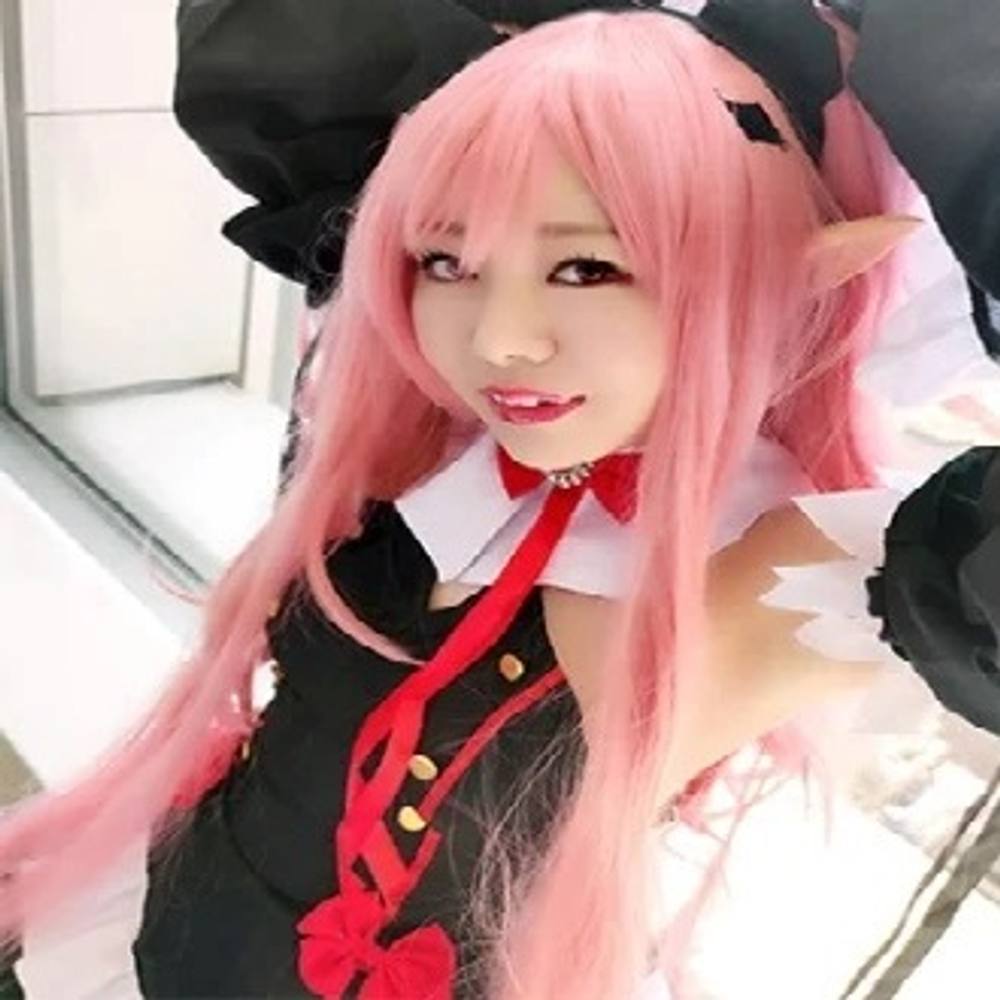 【再販】【終わりのセラフ】身長140cmなガチオタ**がアニメコスプレで中出しセックス！！Fカップ巨乳おっぱい持ちなメスでした【クルル】